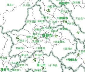 成都市行政区划地图详解